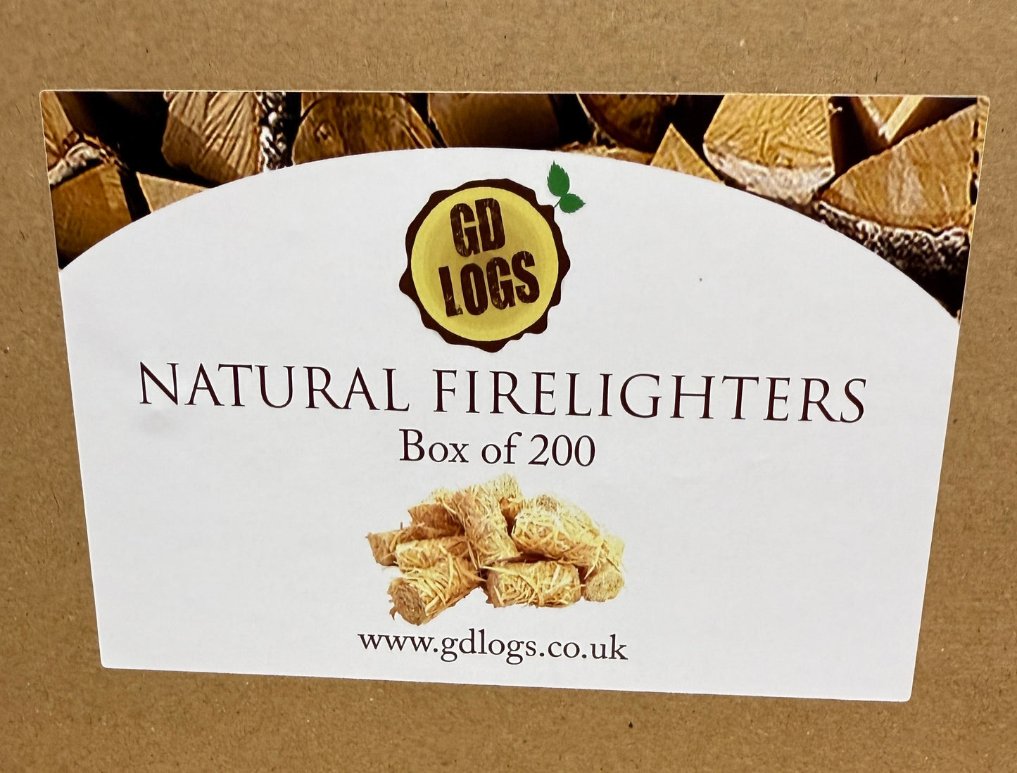 Firelighters Box of 200 Wood Wool lighters